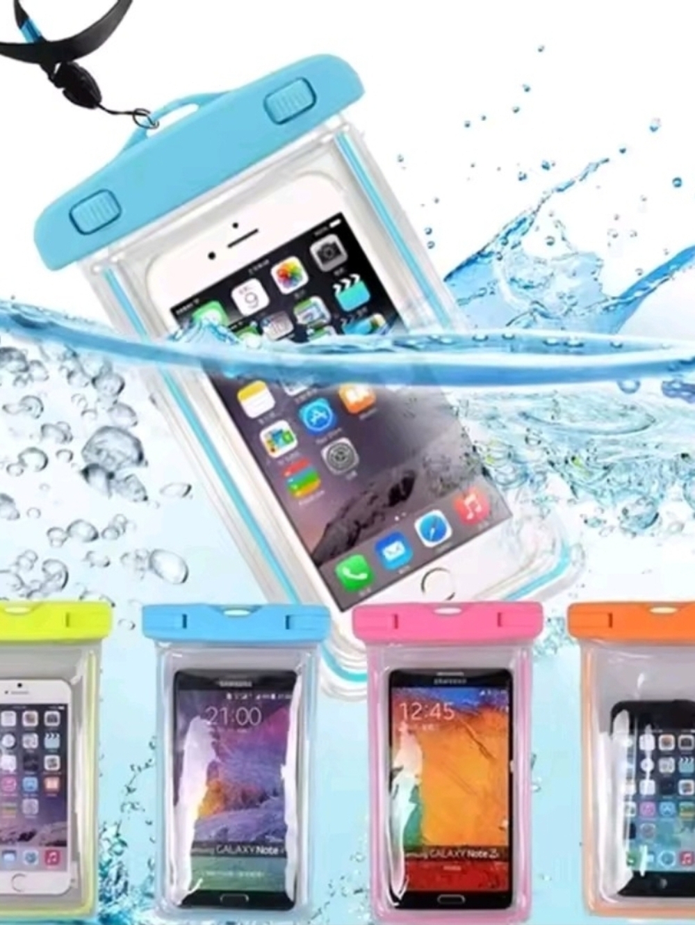Waterproof Sandproof Underwater Pics Phone Case. Various Colors. - Picture 11 of 11